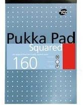 A4 5mm Squared Ruled Pads 80GSM 160 Pages (6 Pack)