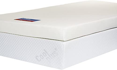 Southern Foam Memory Foam Mattress Topper with Cover, 4 Inch, UK Single