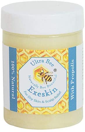 Ultra Bee 100% Natural Exeskin Dry Itchy Skin and Scalp Balm Suitable for People Prone to Eczema Psoriasis,Dermatitis.100ml