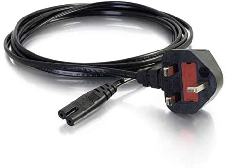 C2G 80613 3M C7 Power Cable (BS1363 to IEC 60320C7) Figure 8 Power Lead, Black - Image 2