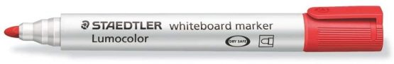STAEDTLER Lumocolor Whiteboard Marker 351-2 with Bullet Tip - Red, Pack of 10 + STAEDTLER Lumocolor Whiteboard Marker 351-5 with Bullet Tip - Green, Pack of 10 - Image 2