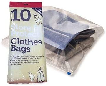 LAKELAND Store & Protect Zip Seal Clothes Bags
