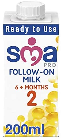 SMA PRO Follow On Baby Milk, Ready To Drink, 6 Months+, 200 ml (Pack of 12) - Image 2