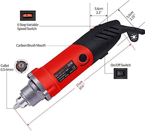 GOXAWEE Rotary Tool Kit, 240W Multi-Functional Mini Electric Die ...