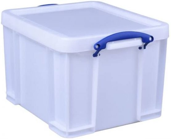 Really Useful Storage Box 35 Litre White Strong