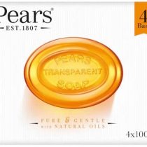Pears Transparent Soap, 4 x 100g