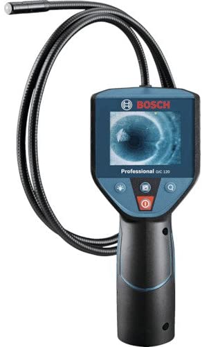 Bosch Professional Inspection Camera GIC 120 (cable length: 120 cm, display: 2.7’’, 4x AA batteries, in cardboard box)