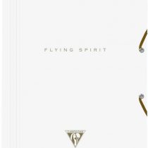 Clairefontaine 104514C Elasticated Folder with 3 Flying Spirit Flaps 24 x 32 cm White Cover Random Design