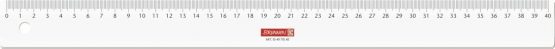 Brunnen 104977040 (Polystyrene Ruler 40 cm Transparent, 10)
