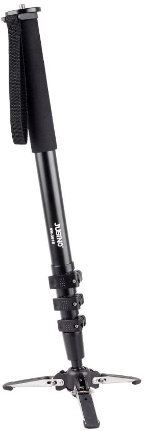 JUSINO Monopod with Removable Base/Table Tripod (Quick Release Clips) VM-324E, VM-324E (12 kg load) - Image 2