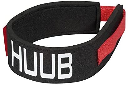 HUUB Unisex Adult Timing Chip Band - Black/White/Red, One Size