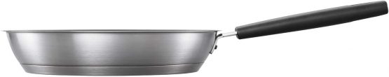 Fiskars 1052246 Frying Pan, Dia: 26 cm, Suitable for All hobs, Stainless Steel/Plastic, Scratch-Resistant, Hard Face, Black - Image 2