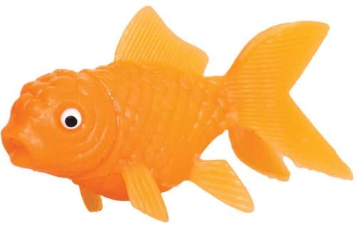 Tobar Squirting Goldfish Bath Toy, Orange, Small