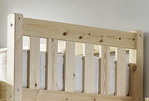 STRICTLY BEDS&BUNKS Avalon Midi Sleeper Cabin Bed, 2ft 6 Single, Beige, 2Ft 6" - Image 4