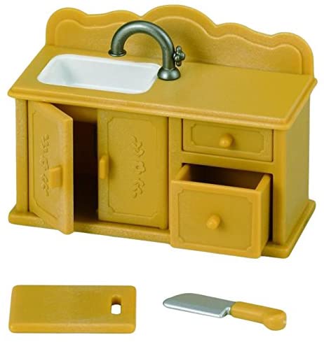 Sylvanian Families 5151 Kitchen Set, Brown