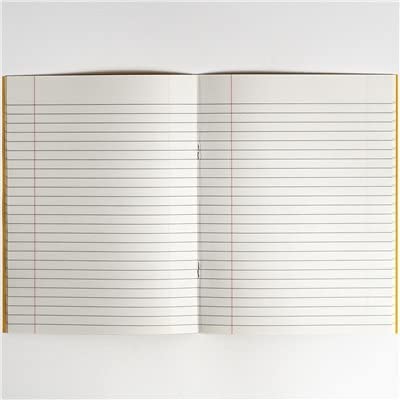 Rhino A5+ Exercise Books, 64-Page / 8mm Lined with Margin Paper Notebook, 10-Pack, 9 x 7 Writing Book - Image 3