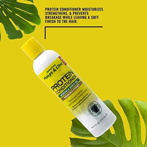 Jamaican Mango & Lime Protein Conditioner 8 oz, 237 ml (Pack of 1) - Image 3