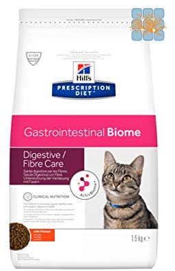 Hills Prescription Diet Gastrointestinal Biome - Dry cat food 1.5kg, White, 1.5 kg (Pack of 1)