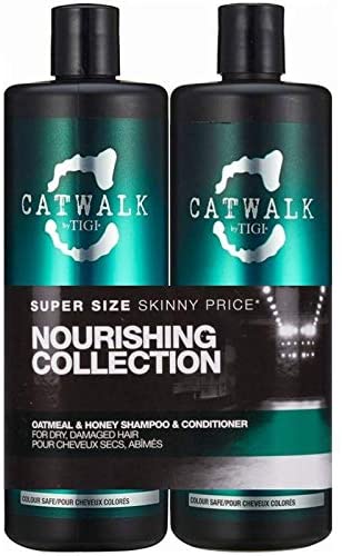 Tigi Catwalk Oatmeal and Honey Shampoo and Conditioner Twin Pack, 2 x 750 ml, 750 ml (Pack of 2)