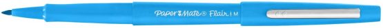 Paper Mate Flair Felt Tip Pens | Medium Point (0.7mm) | Sky Blue | 12 Count - Image 3