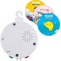FITNATE Baby Musical Mobile,Battery-Operated Baby Bedding Musical Mobile Plays Twelve Tunes