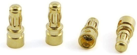 GTIWUNG 15 Pairs 3.5mm Banana Plug Bullet Connector, 3.5mm Gold Plated Male and Female Bullet Banana Connectors Plugs Replacements for DIY RC Battery ESC Motor - Image 4