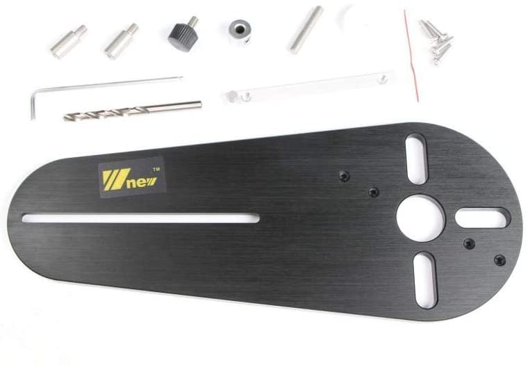 Evwoge Universal Circle Cutting Jig for Bosch Makita Electric Hand Trimmer Wood Router Milling Circle Trimming Machine Tools DIY Accessories