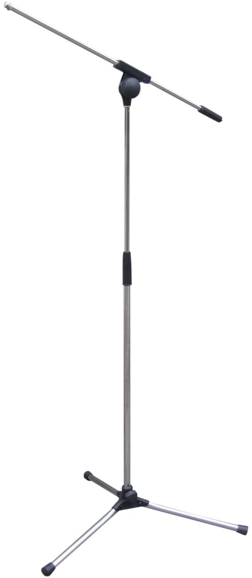 Microphone Stand with Tripod Legs and Boom Arm, Black, 1 St. / S