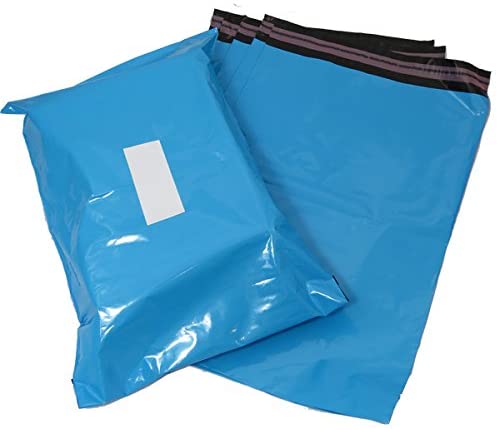Triplast 12 x 16-Inch Plastic Mailing Postal Bag - Baby Blue (Pack of 100), 12" x 16"