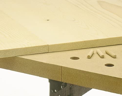 wolfcraft Universal Dowelmaster Set I 4645000 I The Complete Starter Set for All Standard Wood Dowel Joints - Image 4