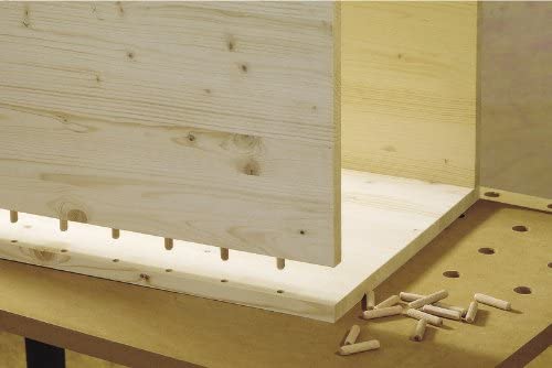 wolfcraft Universal Dowelmaster Set I 4645000 I The Complete Starter Set for All Standard Wood Dowel Joints - Image 2