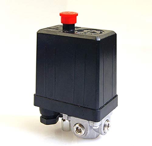 KATSU Tools 4 Port Single Phase Air Compressor Pressure Regulating Switch + Gauge + Safety Valve + Screws - Image 4