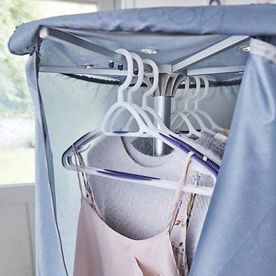 DrySoon Heated Clothes Airer Drying Pod - Holds Up To 12 Hangers Circulates Hot Air For Quick Drying, Grey - Image 3