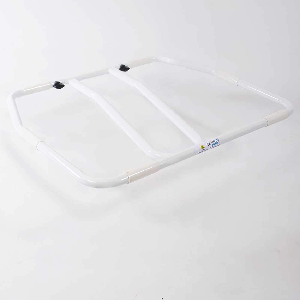 NRS Healthcare Folding EasyFit Bed Rail for Stability and Support, White, 70 x 55.4 x 52.7 cm - Image 3