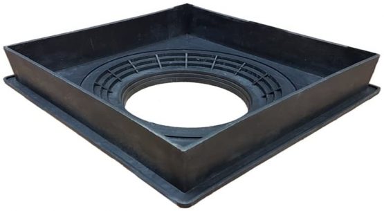 Clark Drain CD300SR Square To Round Recessed Cover and Frame - Image 4