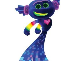 Star Cutouts Ltd Star SC1496 Trollex Techno Cardboard Standee/Standup/Cutout Height 93cm Width 45cm, Multicolour