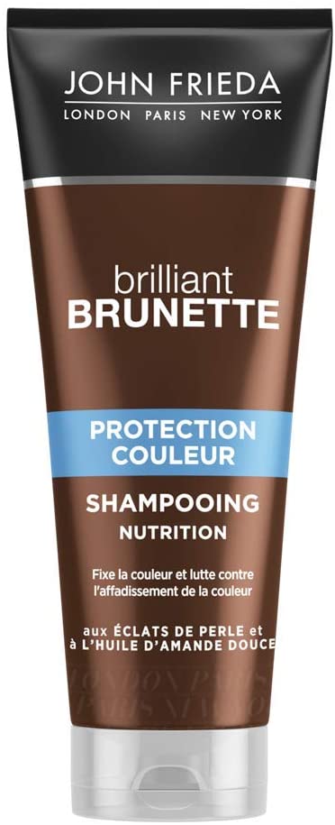 JOHN FRIEDA Brilliant Brunette Colour Protection Nutrition Shampoo 250 ml, chestnut, 250 ml (Pack of 1)