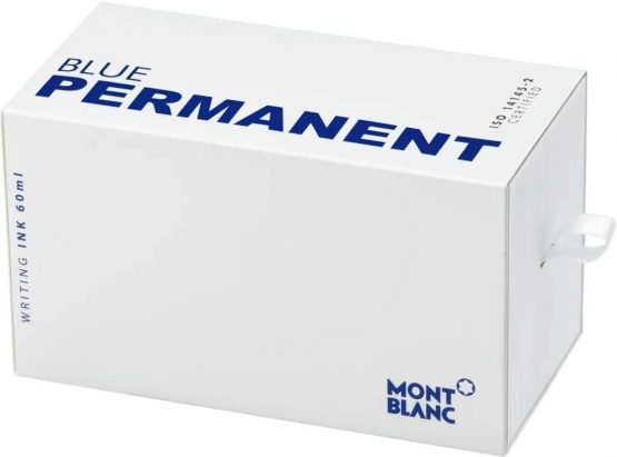 Montblanc Ink Bottle Permanent Blue 107756 – Bottled Refill Ink in Blue for Fountain Pens – Document-Proof – 60ml