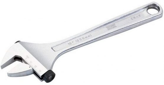 Alyco 172274 Polished Adjustable Wrench, 400 mm, 50 mm