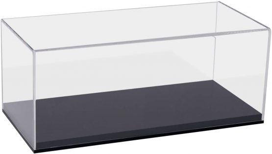 HMF 46800900 Acrylic Display Case for Model Cars / Figures, Various Sizes, Transparent, 14 x 22 x 14 cm