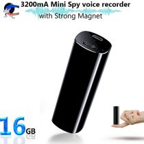 Mini Voice Activated Recorder, 16GB Super Long 1160 Hours Recording Capacity, 365 Standby Battery Audio Sound Recording Continuous Listening Device with Strong Magnetic