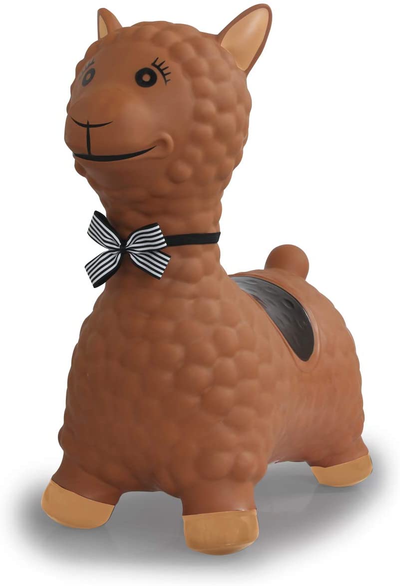 JAMARA 460542 Lama Bouncy Toy with Pump BPA-Free, up to 50 kg, Promotes Balance and Motor Skills, Robust and Durable, Easy to Clean - Image 2
