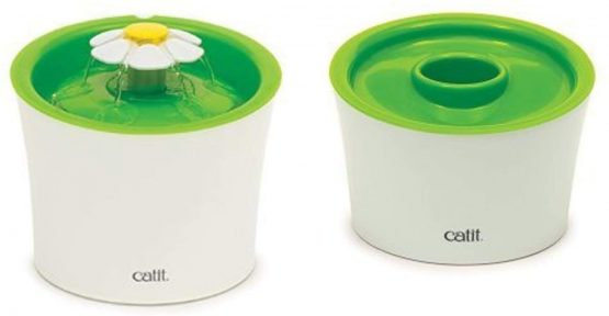 Catit Senses Multi Feeder Original Flower Fountain 3 Litre Water Fountain for Cats and Small Dogs