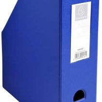 Exacompta PVC Magazine File, 100 mm spine, A4 - Dark Blue
