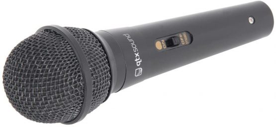 Qtx Handheld Dynamic Microphone Black - Image 2