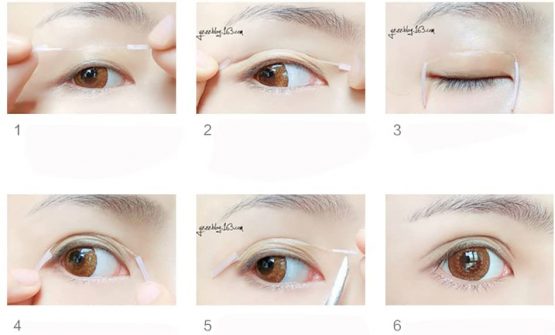 200Pcs Wonder Double Eyelid Tape Invisible Double Sided Eyelid Tape Stickers(Clear) - Image 3