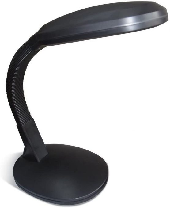 NRS Healthcare Black High Vision Lamp Table