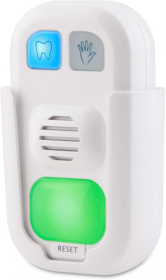 HONWELL Musical Timer for Kids Battery Powered 2 Minute Toothbrush Timer, 20 Seconds Bathroom Hand Wash Timer with LED Color Light, 3 Volume Options Musical Timer for Children Training
