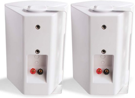 Herdio Outdoor Speakers, 200 Watts 5.25 Inches Outdoor Speaker Waterproof For Garden Patio Indoor （A Pair)） - Image 4