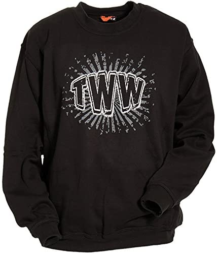 Tranemo 3574-26-07-XS Size X-Small "T-More TWW" Sweatshirt - Black